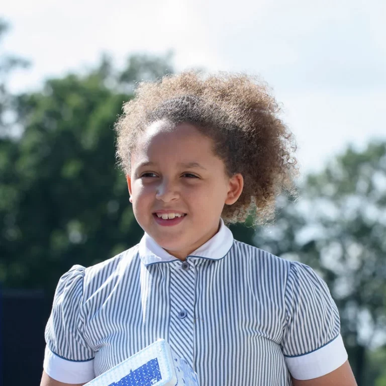 girl smiling