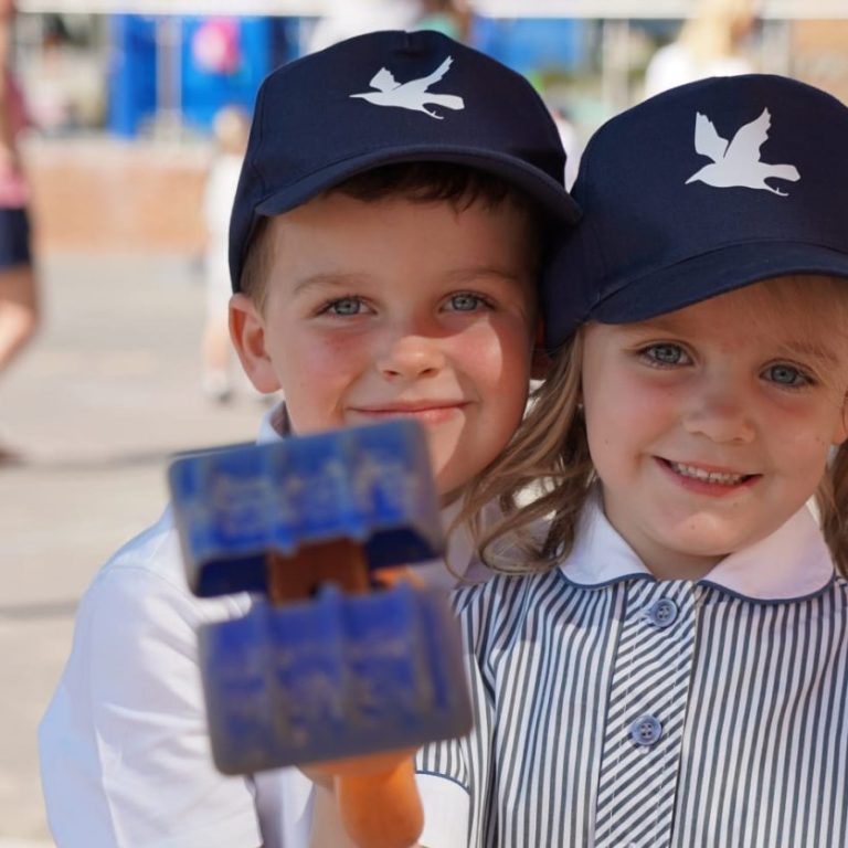 children smiling